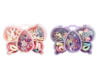 Obrázek z Modní doplňky set v krabičce 12,5cm ve tvaru motýla 
